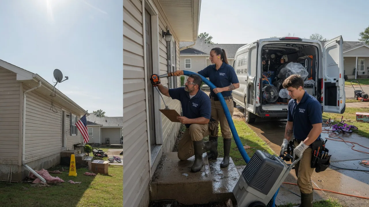 Ceiling Water Damage Restoration in Clarksville, PA near me